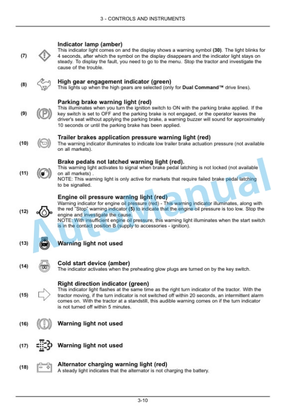 New Holland T4.80F, T4.90F, T4.100F, T4.110F Tractor Operation and Maintenance Manual 48154185 2 New Holland T4.80F, T4.90F, T4.100F, T4.110F Tractor Operation and Maintenance Manual 48154185 - Image 2