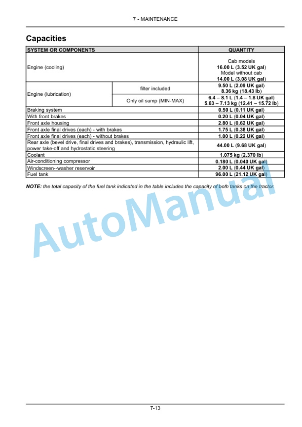 New Holland T4.80LP, T4.90LP, T4.100LP, T4.110LP Tractor Operation and Maintenance Manual 47847675 4 New Holland T4.80LP, T4.90LP, T4.100LP, T4.110LP Tractor Operation and Maintenance Manual 47847675 - Image 4