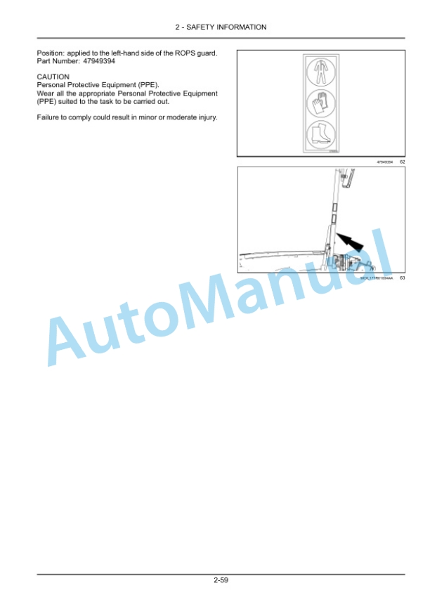 New Holland T4.80LP, T4.90LP, T4.100LP, T4.110LP Tractor Operation and Maintenance Manual 51587130 2 New Holland T4.80LP, T4.90LP, T4.100LP, T4.110LP Tractor Operation and Maintenance Manual 51587130 - Image 2