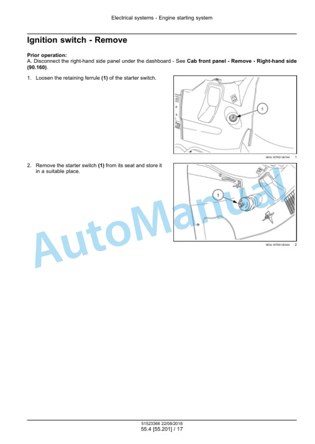 New Holland T4.80V, T4.90V, T4.100V, T4.110V, T4.80N, T4.90N, T4.100N, T4.110N Tractor Service Manual 51523366 4 New Holland T4.80V, T4.90V, T4.100V, T4.110V, T4.80N, T4.90N, T4.100N, T4.110N Tractor Service Manual 51523366 - Image 4