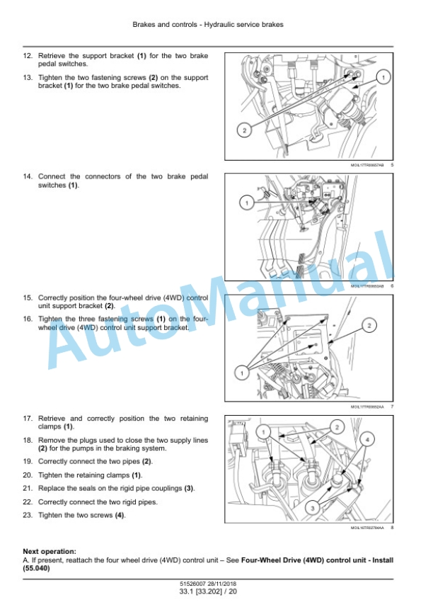 New Holland T4.80V, T4.90V, T4.100V, T4.110V, T4.80N, T4.90N, T4.100N, T4.110N Tractor Service Manual 51526007 2 New Holland T4.80V, T4.90V, T4.100V, T4.110V, T4.80N, T4.90N, T4.100N, T4.110N Tractor Service Manual 51526007 - Image 2