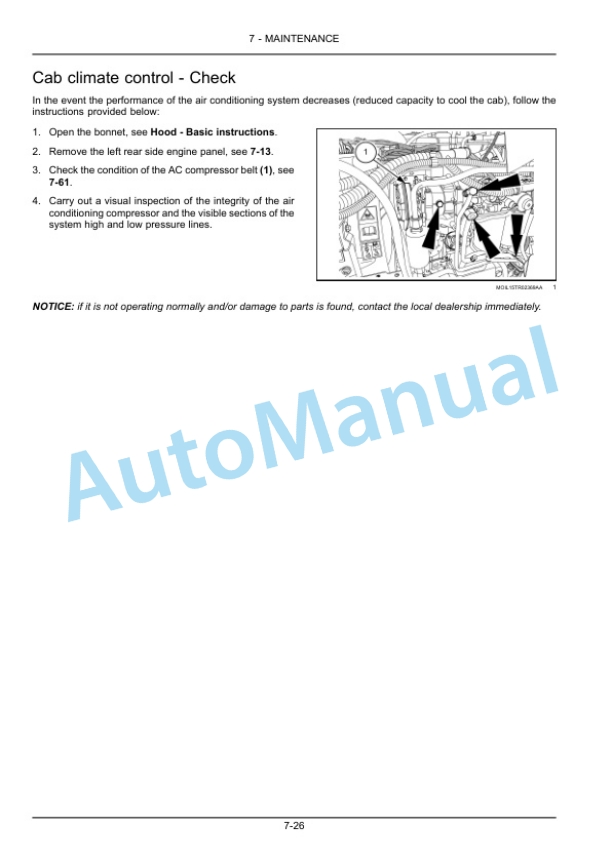New Holland T4.80V, T4.90V, T4.100V, T4.110V Tractor Operation and Maintenance Manual 47847443 4 New Holland T4.80V, T4.90V, T4.100V, T4.110V Tractor Operation and Maintenance Manual 47847443-4