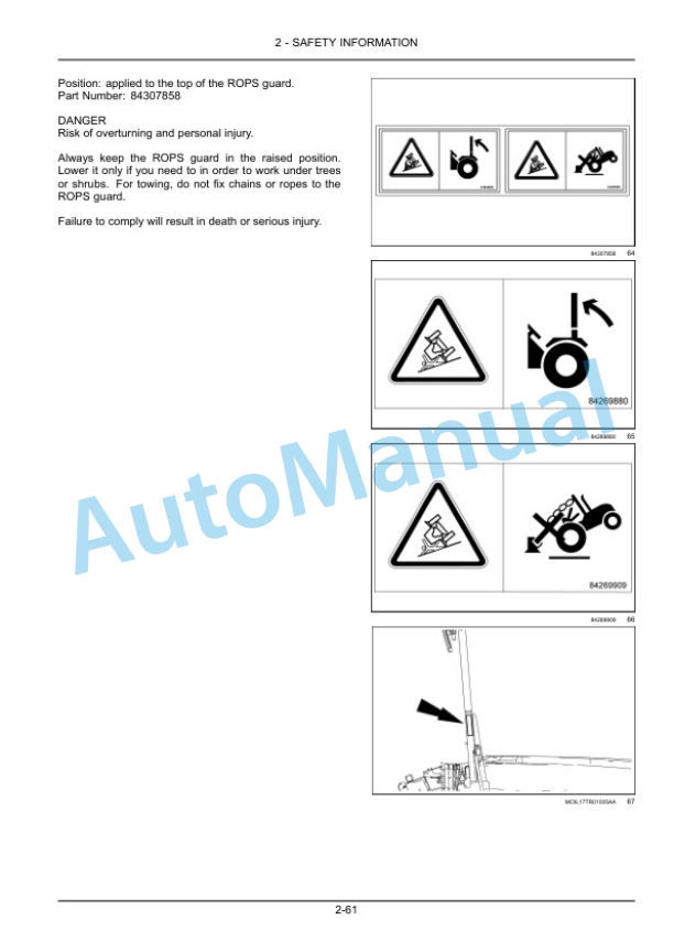 New Holland T4.80V, T4.90V, T4.100V, T4.110V Tractor Operation and Maintenance Manual 51601841 2 New Holland T4.80V, T4.90V, T4.100V, T4.110V Tractor Operation and Maintenance Manual 51601841 - Image 2