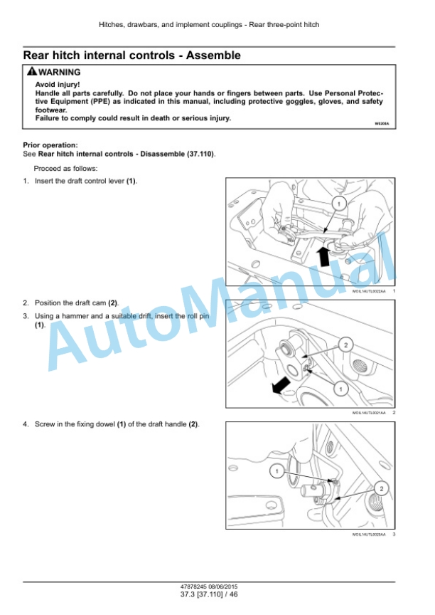 New Holland T4.90, T4.100, T4.110, T4.120 Tier 4B Final Tractor Service Manual 47899695 2 New Holland T4.90, T4.100, T4.110, T4.120 Tier 4B Final Tractor Service Manual 47899695 - Image 2
