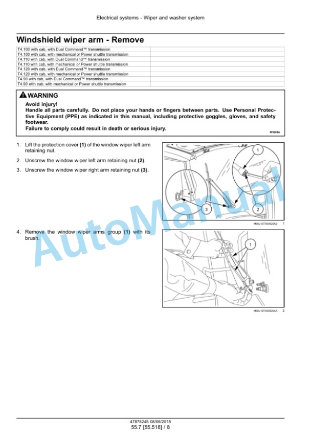 New Holland T4.90, T4.100, T4.110, T4.120 Tier 4B Final Tractor Service Manual 47899699 5 New Holland T4.90, T4.100, T4.110, T4.120 Tier 4B Final Tractor Service Manual 47899699 - Image 5