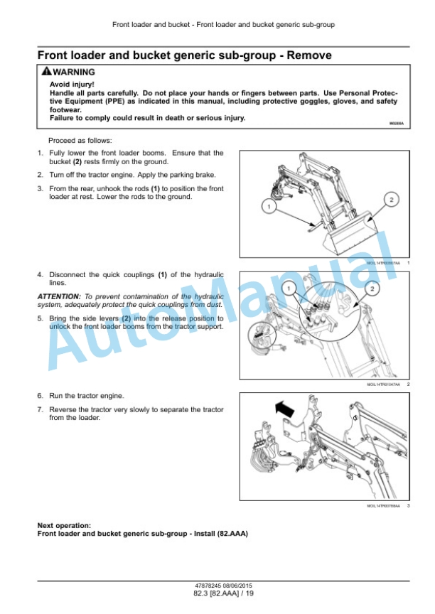 New Holland T4.90, T4.100, T4.110, T4.120 Tier 4B Final Tractor Service Manual 47899702 2 New Holland T4.90, T4.100, T4.110, T4.120 Tier 4B Final Tractor Service Manual 47899702 - Image 2
