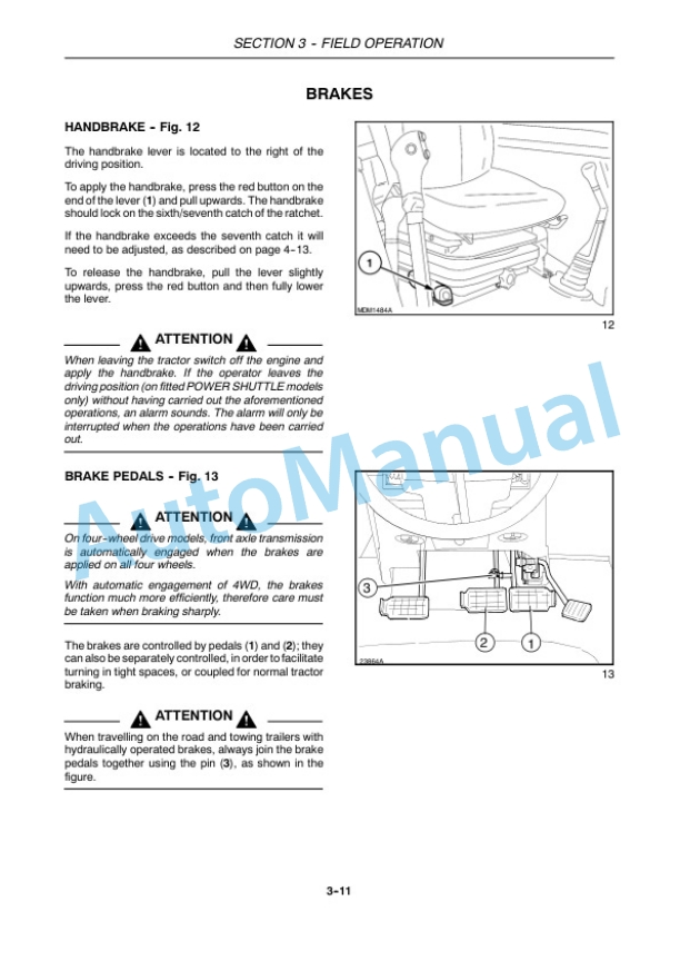 New Holland T5030, T5040, T5050, T5060, T5070 Tractor Operation and Maintenance Manual 84315667 3 New Holland T5030, T5040, T5050, T5060, T5070 Tractor Operation and Maintenance Manual 84315667 - Image 3