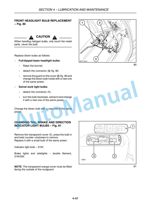 New Holland T5030, T5040, T5050, T5060, T5070 Tractor Operation and Maintenance Manual 84315667 5 New Holland T5030, T5040, T5050, T5060, T5070 Tractor Operation and Maintenance Manual 84315667 - Image 5