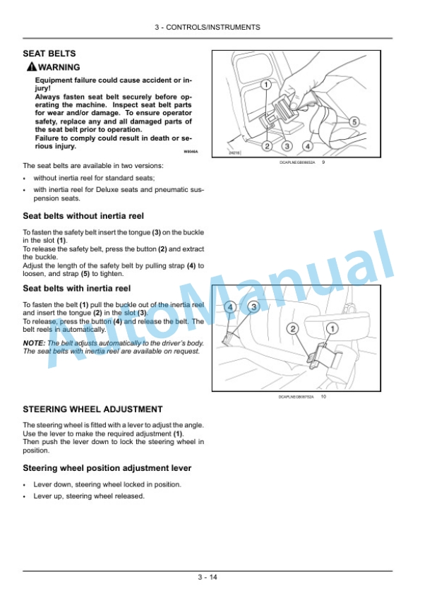 New Holland T5030, T5040, T5050, T5060, T5070 Tractor Operation and Maintenance Manual 84474632 2 New Holland T5030, T5040, T5050, T5060, T5070 Tractor Operation and Maintenance Manual 84474632-2