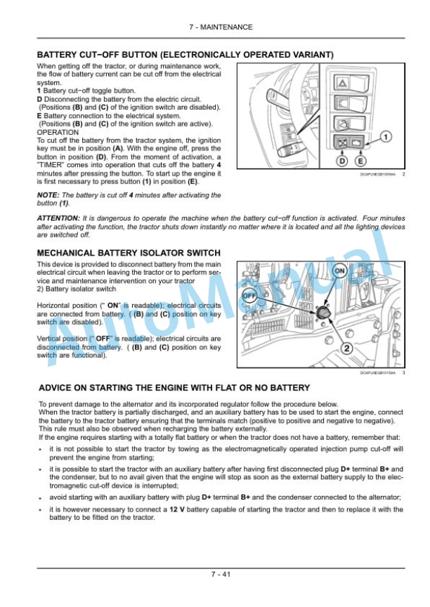 New Holland T5030, T5040, T5050, T5060, T5070 Tractor Operation and Maintenance Manual 84474632 5 New Holland T5030, T5040, T5050, T5060, T5070 Tractor Operation and Maintenance Manual 84474632-5