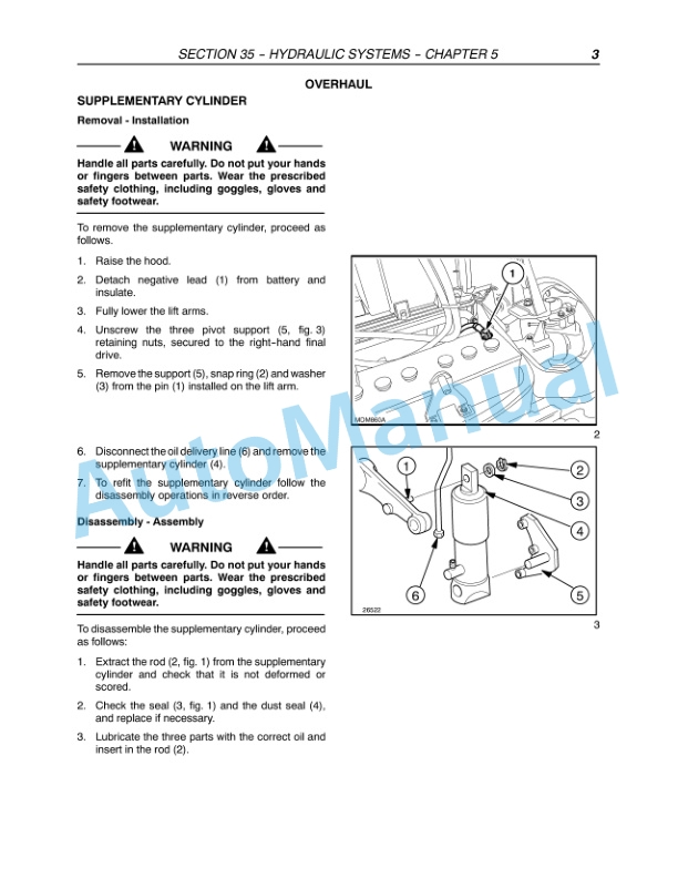 New Holland T5040, T5050, T5060, T5070 Tractor Repair Manual 84195947 3 New Holland T5040, T5050, T5060, T5070 Tractor Repair Manual 84195947 - Image 3