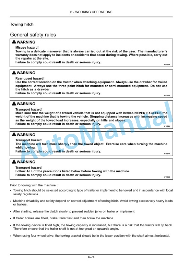 New Holland T5.100, T5.110, T5.120 Electro Command Tractor Operation and Maintenance Manual 48073672 4 New Holland T5.100, T5.110, T5.120 Electro Command Tractor Operation and Maintenance Manual 48073672-4