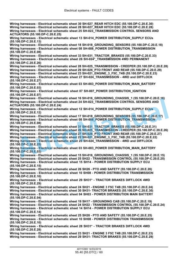 New Holland T5.75, T5.85, T5.95, T5.105, T5.115 Tractor Service Manual 48115369 5 New Holland T5.75, T5.85, T5.95, T5.105, T5.115 Tractor Service Manual 48115369 - Image 5