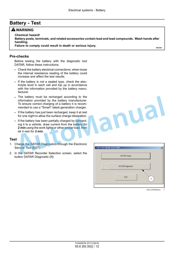 New Holland T5.90, T5.100, T5.110, T5.120 Tier 4B Final Tractor Service Manual 51543579 4 New Holland T5.90, T5.100, T5.110, T5.120 Tier 4B Final Tractor Service Manual 51543579 - Image 4