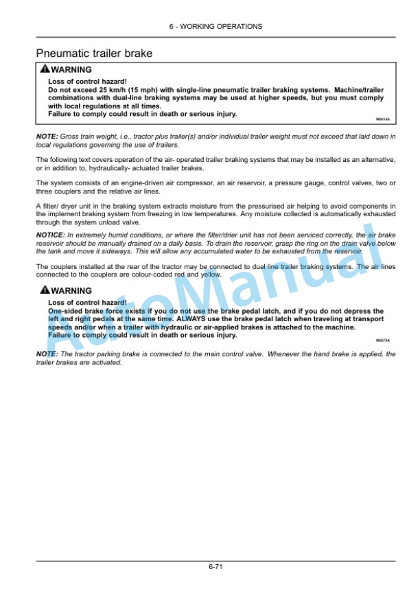 New Holland T5.95, T5.105, T5.115 Electro Command Tractor Operation and Maintenance Manual 48073041 4 New Holland T5.95, T5.105, T5.115 Electro Command Tractor Operation and Maintenance Manual 48073041-4