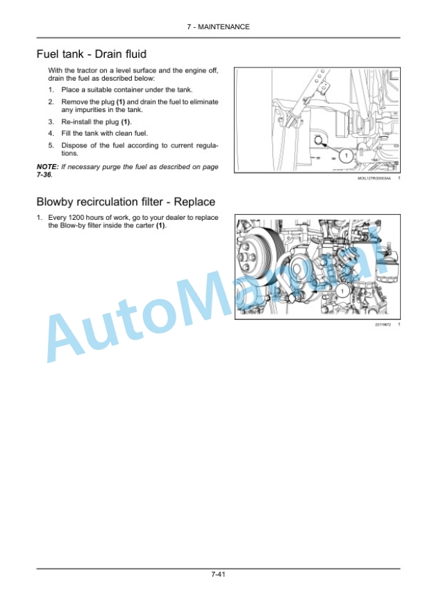 New Holland T5.95, T5.105, T5.115 Electro Command Tractor Operation and Maintenance Manual 48073064 5 New Holland T5.95, T5.105, T5.115 Electro Command Tractor Operation and Maintenance Manual 48073064-5