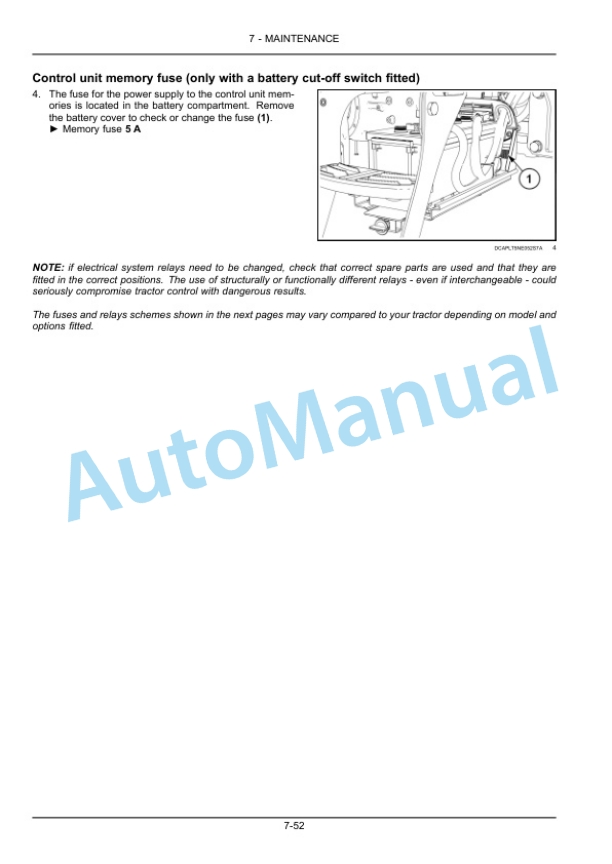 New Holland T5.95, T5.105, T5.115 Tractor Operation and Maintenance Manual 47874245 5 New Holland T5.95, T5.105, T5.115 Tractor Operation and Maintenance Manual 47874245-5