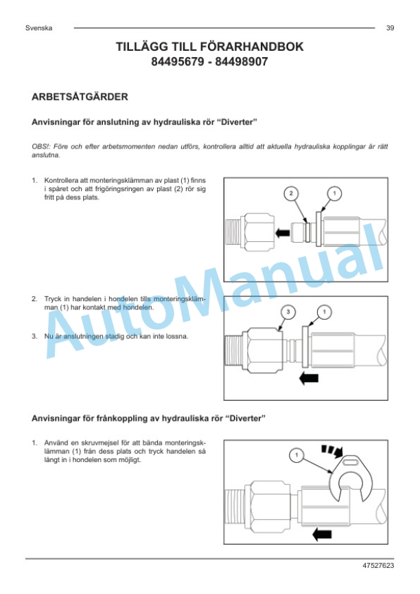 New Holland T5.95, T5.105, T5.115 Tractor Operation and Maintenance Manual 84495669 5 New Holland T5.95, T5.105, T5.115 Tractor Operation and Maintenance Manual 84495669 - Image 5