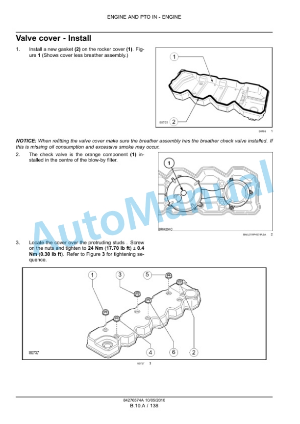 New Holland T6010, T6020, T6030, T6040, T6050, T6060, T6070 Tractor Service Manual 84410762 4 New Holland T6010, T6020, T6030, T6040, T6050, T6060, T6070 Tractor Service Manual 84410762-4
