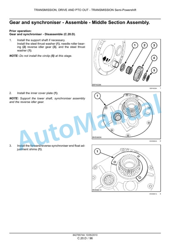 New Holland T6010, T6020, T6030, T6040, T6050, T6060, T6070 Tractor Service Manual 84410763 4 New Holland T6010, T6020, T6030, T6040, T6050, T6060, T6070 Tractor Service Manual 84410763 - Image 4