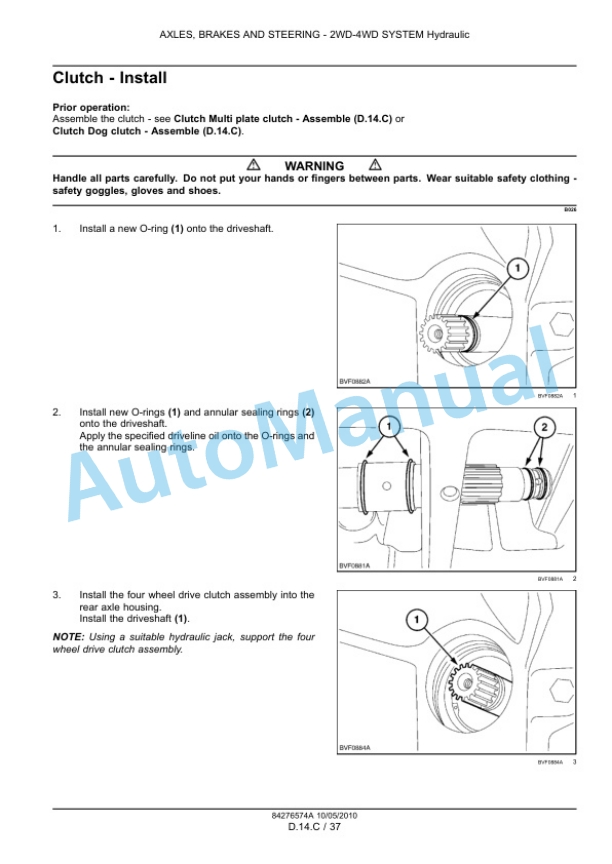 New Holland T6010, T6020, T6030, T6040, T6050, T6060, T6070 Tractor Service Manual 84410764 4 New Holland T6010, T6020, T6030, T6040, T6050, T6060, T6070 Tractor Service Manual 84410764 - Image 4