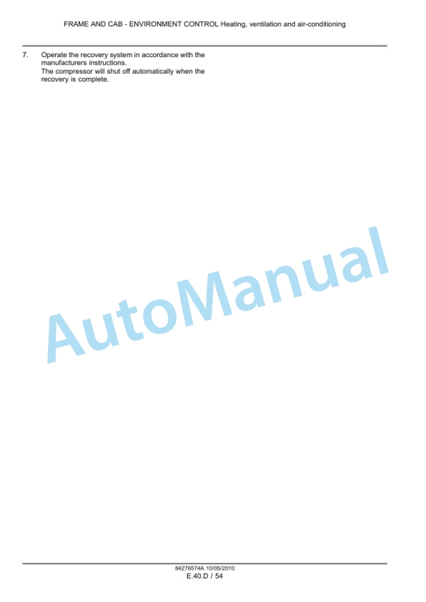 New Holland T6010, T6020, T6030, T6040, T6050, T6060, T6070 Tractor Service Manual 84410765 3 New Holland T6010, T6020, T6030, T6040, T6050, T6060, T6070 Tractor Service Manual 84410765 - Image 3