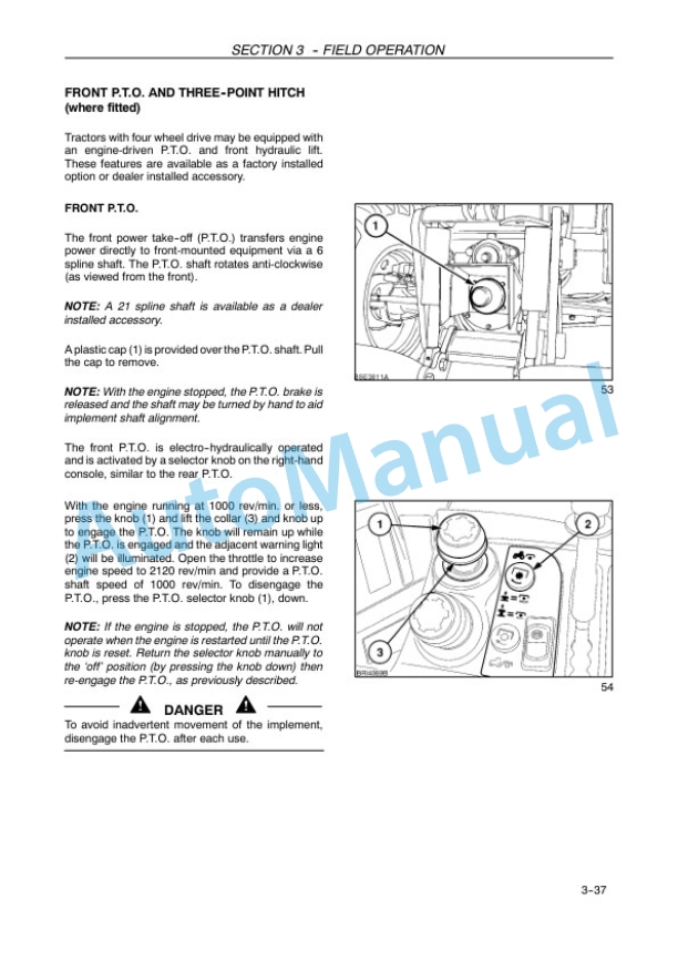 New Holland T6010, T6020, T6030, T6050, T6070 Delta and Plus Tractor Operation and Maintenance Manual 84146471 3 New Holland T6010, T6020, T6030, T6050, T6070 Delta and Plus Tractor Operation and Maintenance Manual 84146471 - Image 3