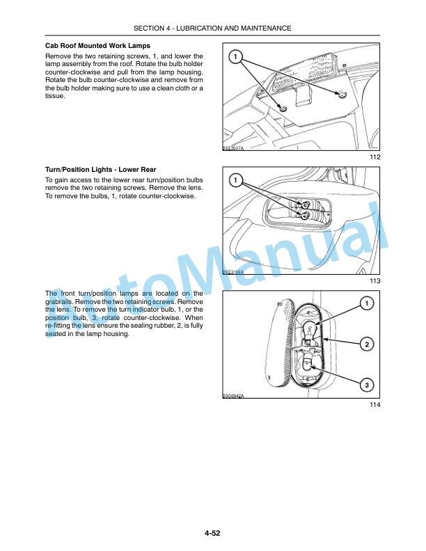 New Holland T6010, T6020, T6030, T6050, T6070 Delta and Plus Tractor Operation and Maintenance Manual 87717170 5 New Holland T6010, T6020, T6030, T6050, T6070 Delta and Plus Tractor Operation and Maintenance Manual 87717170 - Image 5