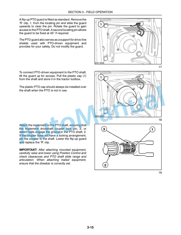New Holland T6020, T6030, T6050, T6070 Delta and Plus Model Operation and Maintenance Manual 84146475 3 New Holland T6020, T6030, T6050, T6070 Delta and Plus Model Operation and Maintenance Manual 84146475 - Image 3
