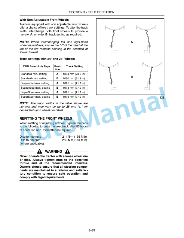 New Holland T6020, T6030, T6050, T6070 Delta and Plus Model Operation and Maintenance Manual 84146475 4 New Holland T6020, T6030, T6050, T6070 Delta and Plus Model Operation and Maintenance Manual 84146475 - Image 4