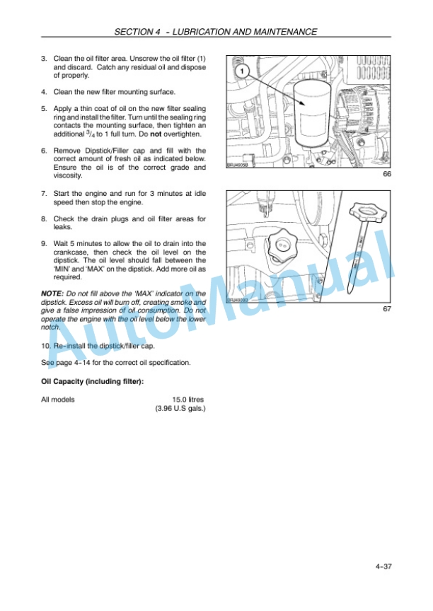 New Holland T6030, T6050, T6070, T6080, T6090 Range Command, Power Command Tractor Operation and Maintenance Manual 84590566 5 New Holland T6030, T6050, T6070, T6080, T6090 Range Command, Power Command Tractor Operation and Maintenance Manual 84590566 - Image 5
