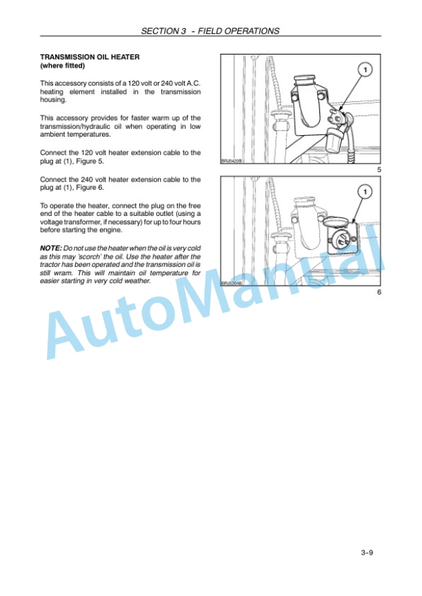 New Holland T6030, T6050, T6070, T6080, T6090 Sidewinder II Rage Command - Power Command Tractor Operation and Maintenance Manual 47770780 3 New Holland T6030, T6050, T6070, T6080, T6090 Sidewinder II Rage Command - Power Command Tractor Operation and Maintenance Manual 47770780 - Image 3