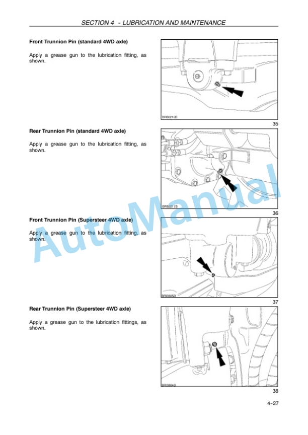 New Holland T6030, T6050, T6070, T6080, T6090 Sidewinder II Rage Command - Power Command Tractor Operation and Maintenance Manual 47770780 5 New Holland T6030, T6050, T6070, T6080, T6090 Sidewinder II Rage Command - Power Command Tractor Operation and Maintenance Manual 47770780 - Image 5