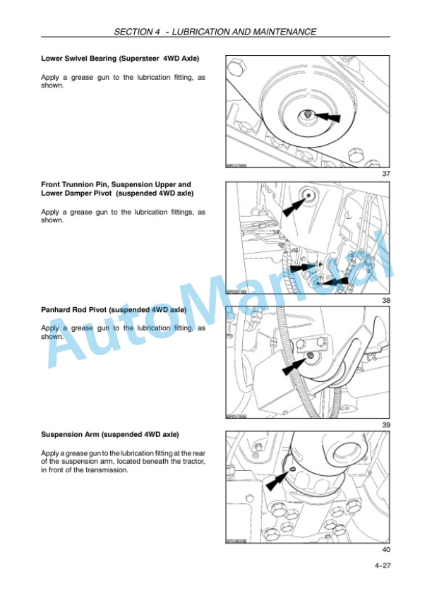 New Holland T6030, T6050, T6070, T6080, T6090 Sidewinder II Rage Command - Power Command Tractor Operation and Maintenance Manual 84476094 5 New Holland T6030, T6050, T6070, T6080, T6090 Sidewinder II Rage Command - Power Command Tractor Operation and Maintenance Manual 84476094 - Image 5