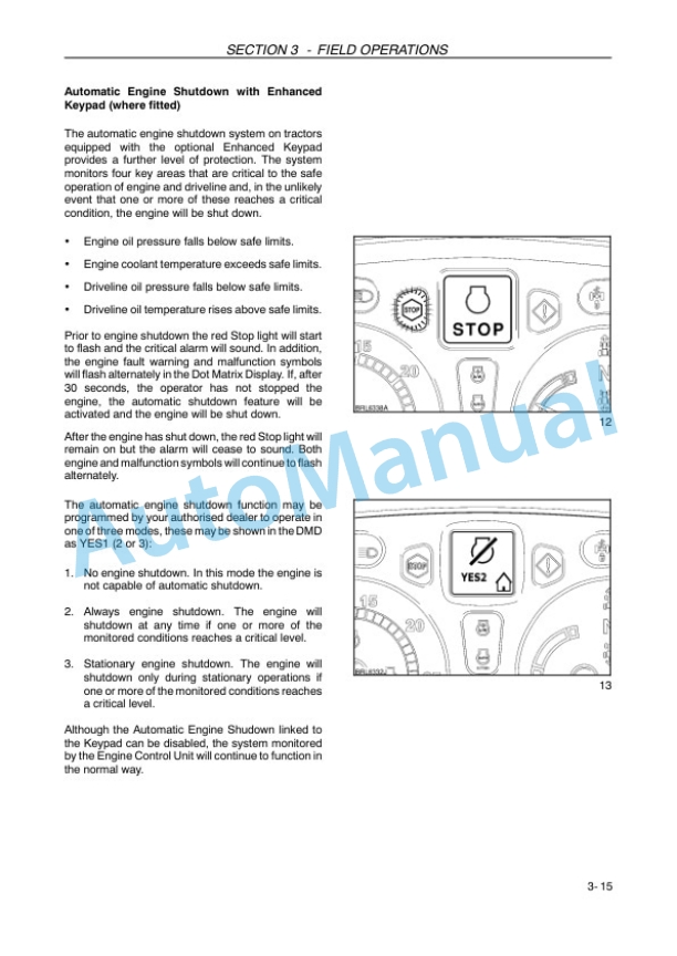 New Holland T6030, T6050, T6070, T6080, T6090, T6095 Range Command, Power Command Tractor Operation and Maintenance Manual 48157523 3 New Holland T6030, T6050, T6070, T6080, T6090, T6095 Range Command, Power Command Tractor Operation and Maintenance Manual 48157523 - Image 3