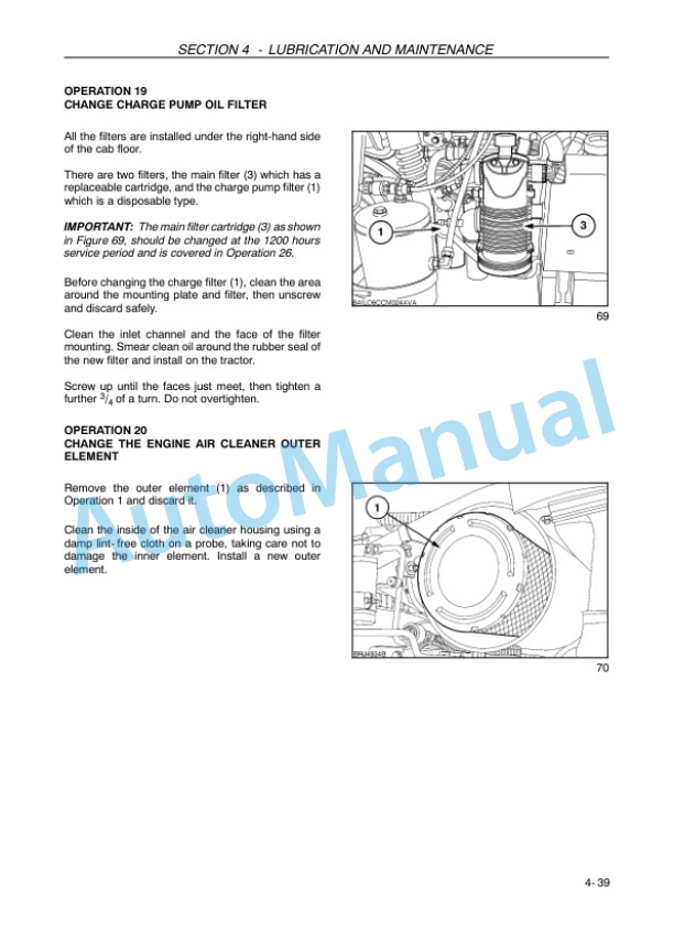 New Holland T6030, T6050, T6070, T6080, T6090, T6095 Range Command, Power Command Tractor Operation and Maintenance Manual 48157523 5 New Holland T6030, T6050, T6070, T6080, T6090, T6095 Range Command, Power Command Tractor Operation and Maintenance Manual 48157523 - Image 5