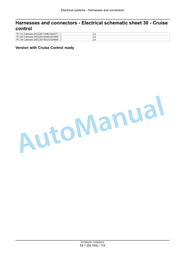New Holland T6.110, T6.120, T6.130 Tractor Service Manual 47705279 4 New Holland T6.110, T6.120, T6.130 Tractor Service Manual 47705279 - Image 4