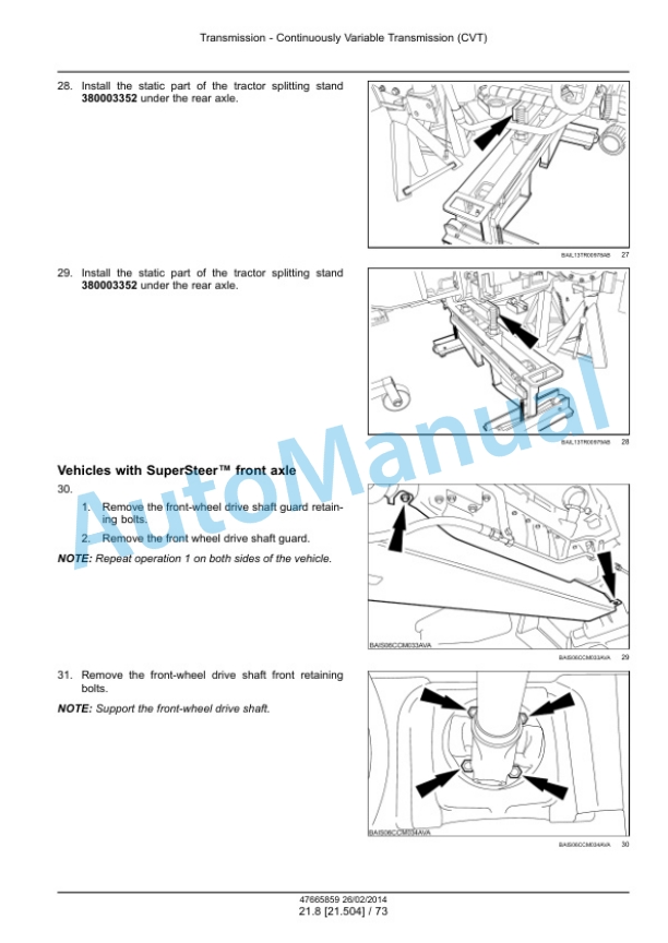 Alternative view of New Holland T6.120, T6.140, T6.150, T6.155, T6.160, T6.165, T6.175 Auto Command Tractor Service Manual 47665859