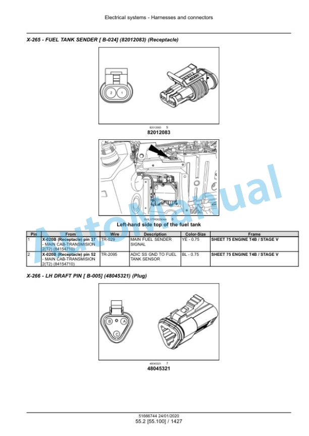 New Holland T6.125, T6.145, T6.155, T6.160, T6.165, T6.175, T6.180 Dynamic Command - Auto Command Stage IV Tractor Service Manual 51666744 3 New Holland T6.125, T6.145, T6.155, T6.160, T6.165, T6.175, T6.180 Dynamic Command - Auto Command Stage IV Tractor Service Manual 51666744 - Image 3