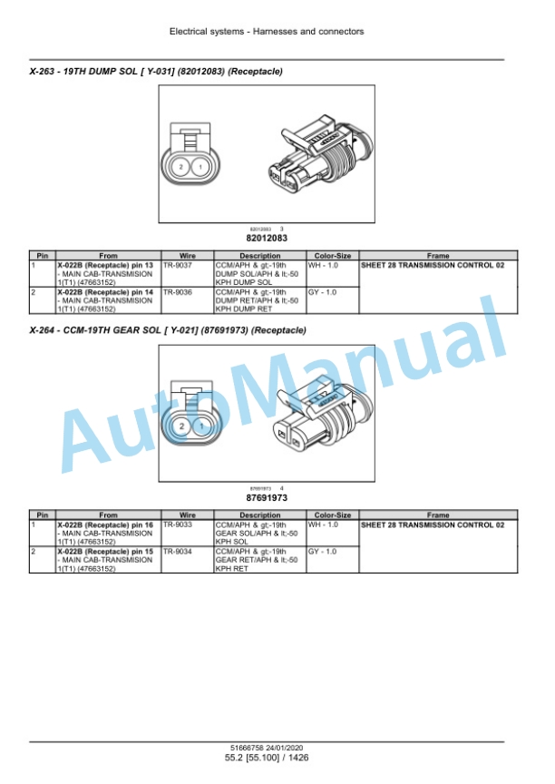 New Holland T6.125, T6.145, T6.155, T6.160, T6.165, T6.175, T6.180 Dynamic Command - Auto Command Tier 4B Final Tractor Service Manual 51666758 3 New Holland T6.125, T6.145, T6.155, T6.160, T6.165, T6.175, T6.180 Dynamic Command - Auto Command Tier 4B Final Tractor Service Manual 51666758 - Image 3