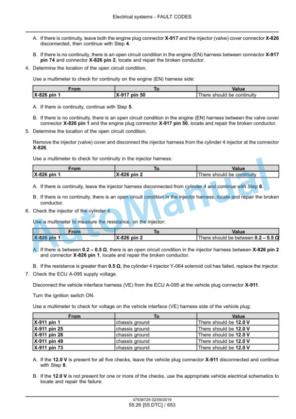 New Holland T6.125, T6.145, T6.155, T6.165, T6.175, T6.180 Auto Command Stage IV Tractor Service Manual 47938729 5 New Holland T6.125, T6.145, T6.155, T6.165, T6.175, T6.180 Auto Command Stage IV Tractor Service Manual 47938729 - Image 5