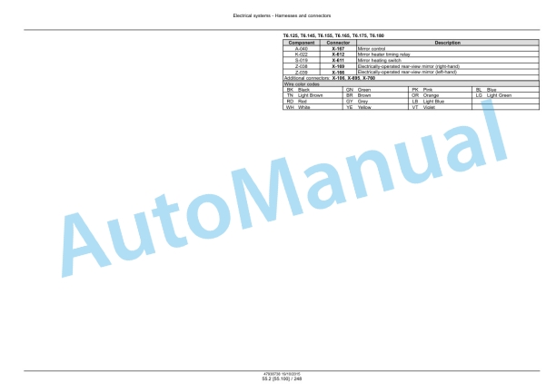 New Holland T6.125, T6.145, T6.155, T6.165, T6.175, T6.180 Auto Command Tier 4B Final Tractor Service Manual 47938738 3 New Holland T6.125, T6.145, T6.155, T6.165, T6.175, T6.180 Auto Command Tier 4B Final Tractor Service Manual 47938738 - Image 3