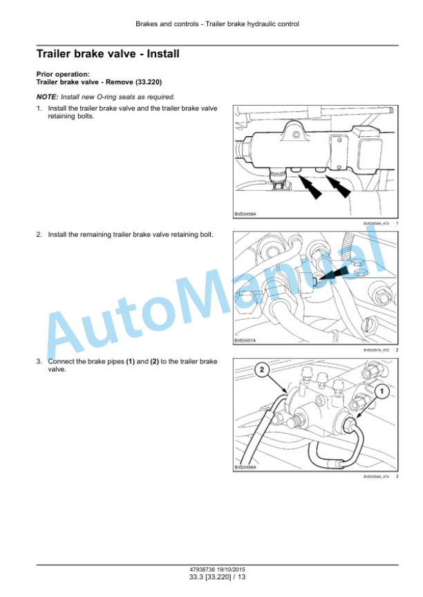 New Holland T6.125, T6.145, T6.155, T6.165, T6.175, T6.180 Auto Command Tier 4B Final Tractor Service Manual 47951292 5 New Holland T6.125, T6.145, T6.155, T6.165, T6.175, T6.180 Auto Command Tier 4B Final Tractor Service Manual 47951292 - Image 5