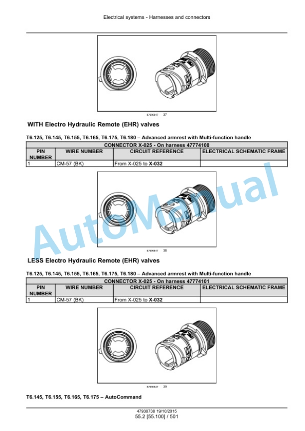 New Holland T6.125, T6.145, T6.155, T6.165, T6.175, T6.180 Auto Command Tier 4B Final Tractor Service Manual 47951297 2 New Holland T6.125, T6.145, T6.155, T6.165, T6.175, T6.180 Auto Command Tier 4B Final Tractor Service Manual 47951297-2