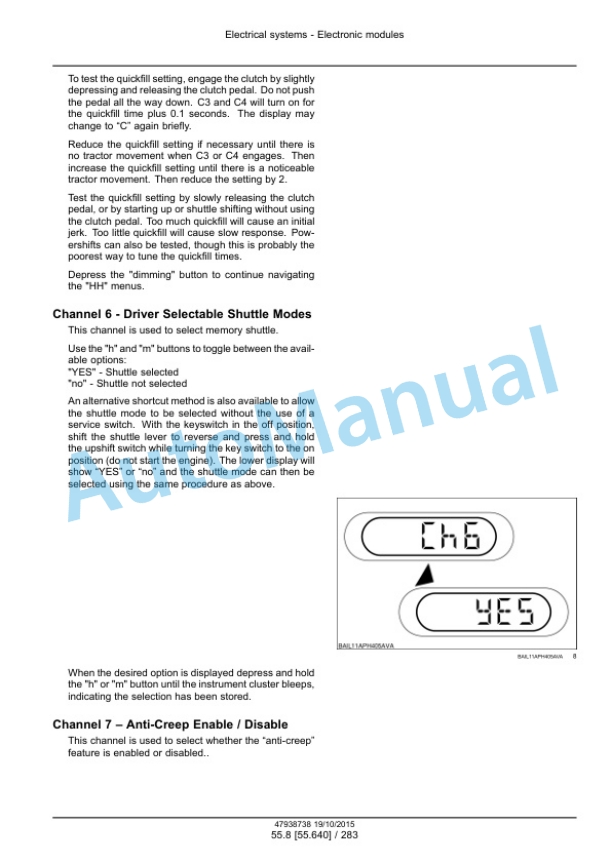 New Holland T6.125, T6.145, T6.155, T6.165, T6.175, T6.180 Auto Command Tier 4B Final Tractor Service Manual 47951299 5 New Holland T6.125, T6.145, T6.155, T6.165, T6.175, T6.180 Auto Command Tier 4B Final Tractor Service Manual 47951299-5