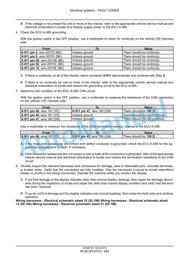 New Holland T6.125, T6.145, T6.155, T6.165, T6.175, T6.180 Auto Command Tier 4B Final Tractor Service Manual 47951302 3 New Holland T6.125, T6.145, T6.155, T6.165, T6.175, T6.180 Auto Command Tier 4B Final Tractor Service Manual 47951302-3
