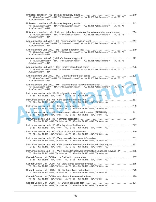 New Holland T6.125, T6.145, T6.155, T6.165, T6.175, T6.180 Auto Command Tier 4B Final Tractor Service Manual 47951306 4 New Holland T6.125, T6.145, T6.155, T6.165, T6.175, T6.180 Auto Command Tier 4B Final Tractor Service Manual 47951306-4