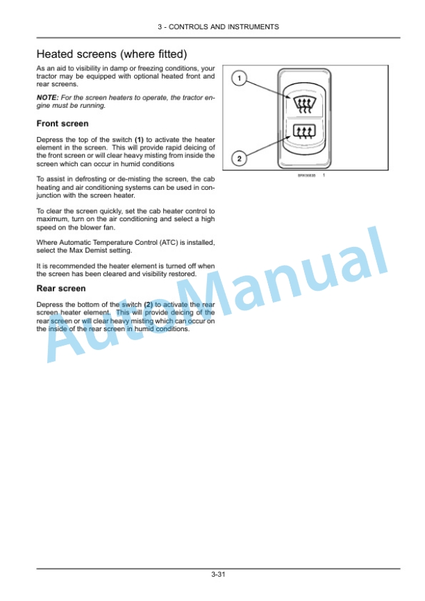 New Holland T6.140, T6.150, T6.160 Sidewinder II Auto Command Tractor Operation and Maintenance Manual 47897262 2 New Holland T6.140, T6.150, T6.160 Sidewinder II Auto Command Tractor Operation and Maintenance Manual 47897262 - Image 2