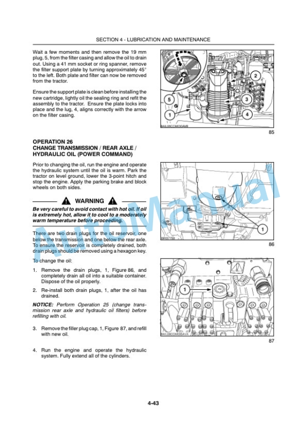 New Holland T7030, T7040, T7050, T7060, T7070 SideWinder II Armrest Operation and Maintenance Manual 84257389 5 New Holland T7030, T7040, T7050, T7060, T7070 SideWinder II Armrest Operation and Maintenance Manual 84257389-5