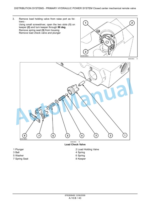New Holland T7030, T7040, T7050, T7060 Tractor Service Manual 84410775 5 New Holland T7030, T7040, T7050, T7060 Tractor Service Manual 84410775 - Image 5